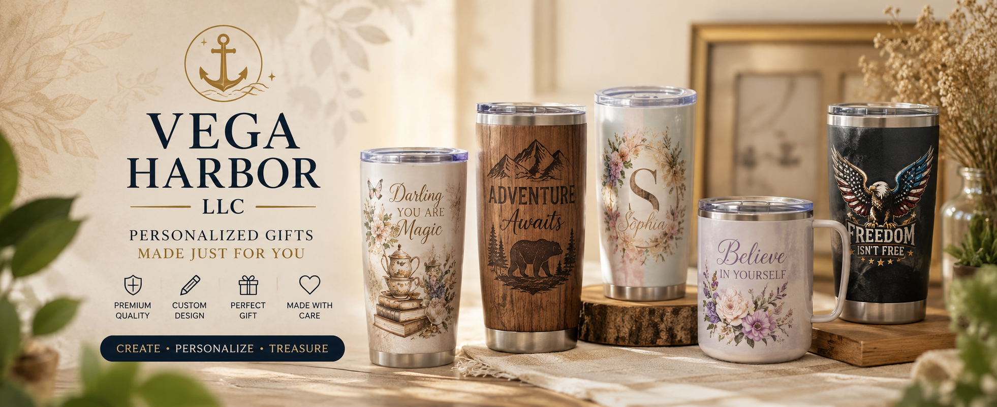 Personalized firefighter tumbler with custom name